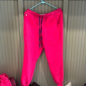 Hot pink Barbie Figs scrub bottoms!